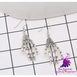 Shin Bone Halloween Earrings