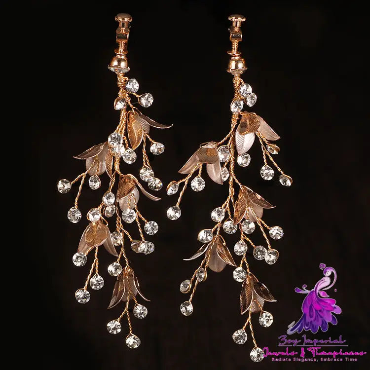 Zircon Handmade Earrings and Tassels