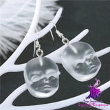 Jewelry Personality Halloween Elf Head Earrings