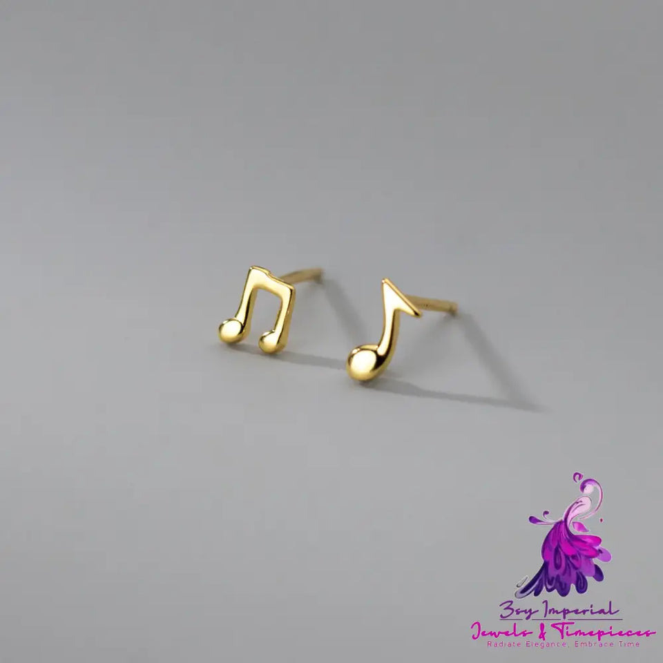 Korean Style Musical Note Earrings