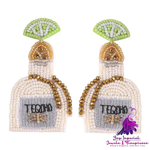 Minority Fashion Personalized Tequila Bottle Long Bead