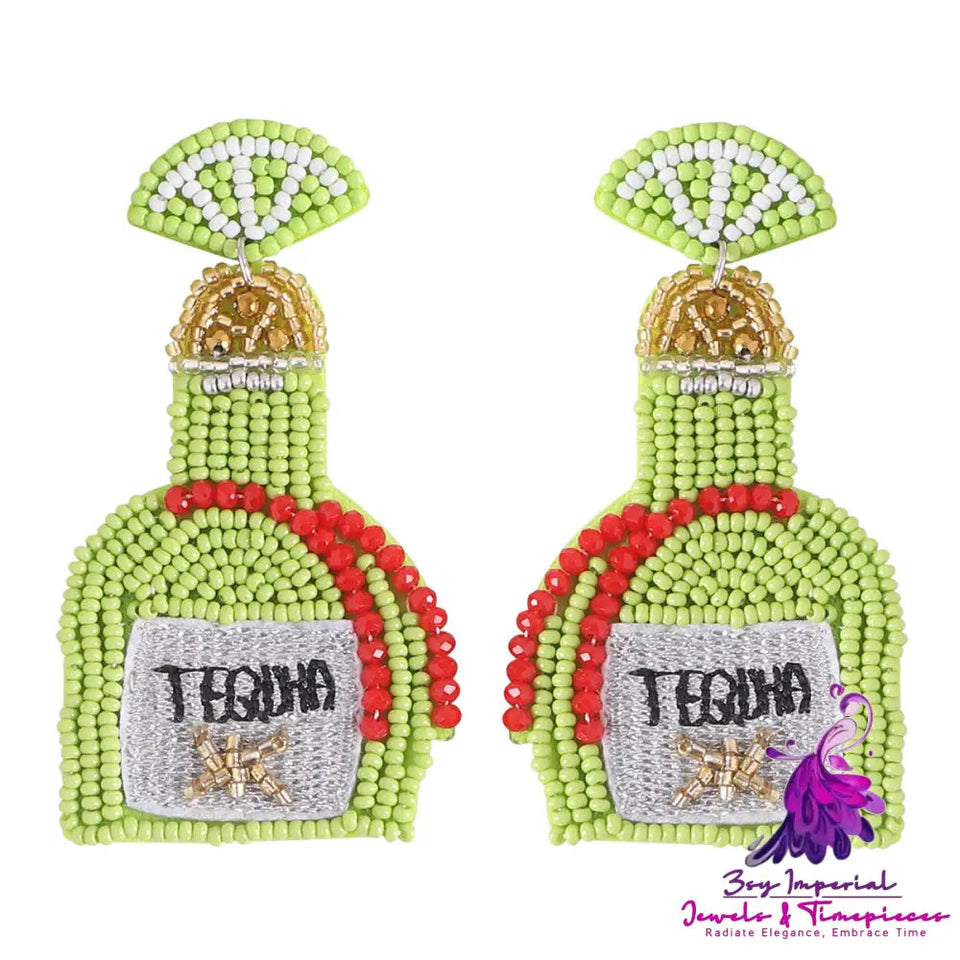 Minority Fashion Personalized Tequila Bottle Long Bead