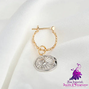 Sun Moon Watch Earrings