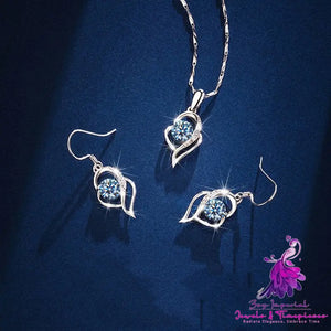 Mosang Diamond Sterling Silver Earrings