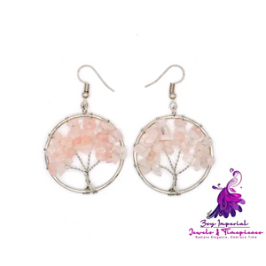 Crystal Tree Wishing Tree Earrings