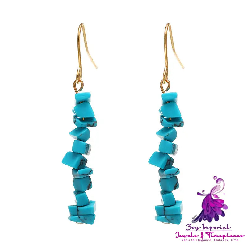 Natural Crystal Stone Earrings for Women