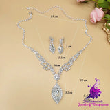 Fashion Women’s Necklace Earrings Set