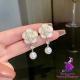 Vintage Pearl Temperament Earrings