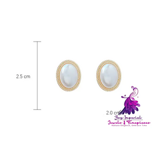 Retro Baroque Pearl Earrings