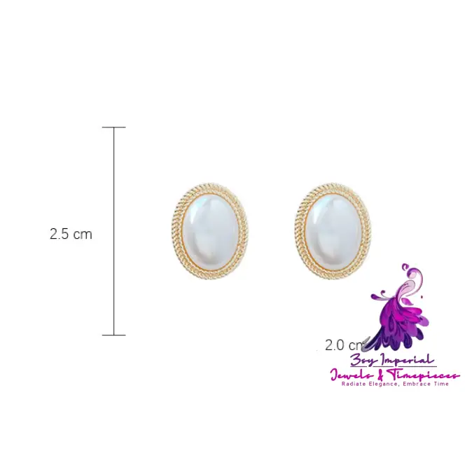 Retro Baroque Pearl Earrings