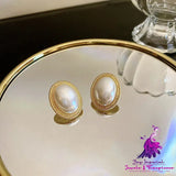 Retro Baroque Pearl Earrings