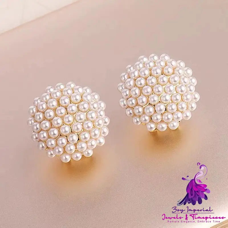 Rice Grain Pearl Earrings