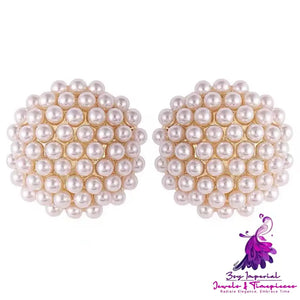 Rice Grain Pearl Earrings