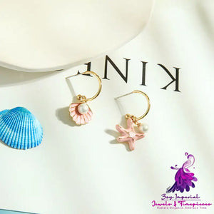 Elegant Shell Pearl Earrings