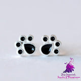 Silver LittleFootprintClaw Earrings