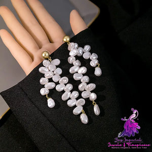 Pearl Tassel Earrings