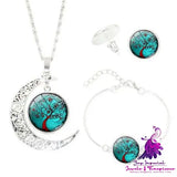 Tree of Life Gemstone Earrings