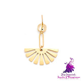 Fan-shaped Earrings