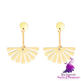 Fan-shaped Earrings