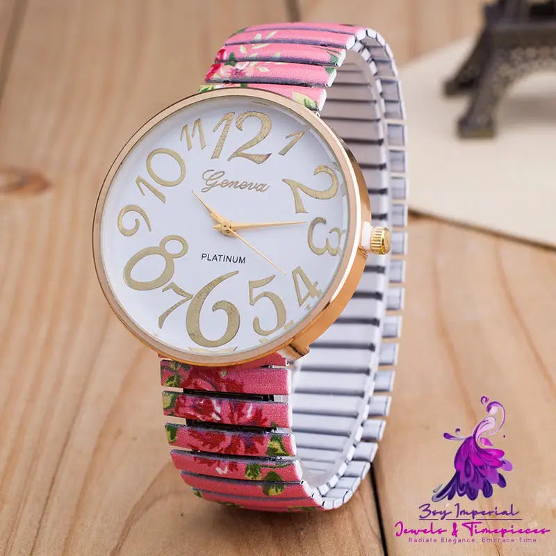 Elastic Band Ladies Watch