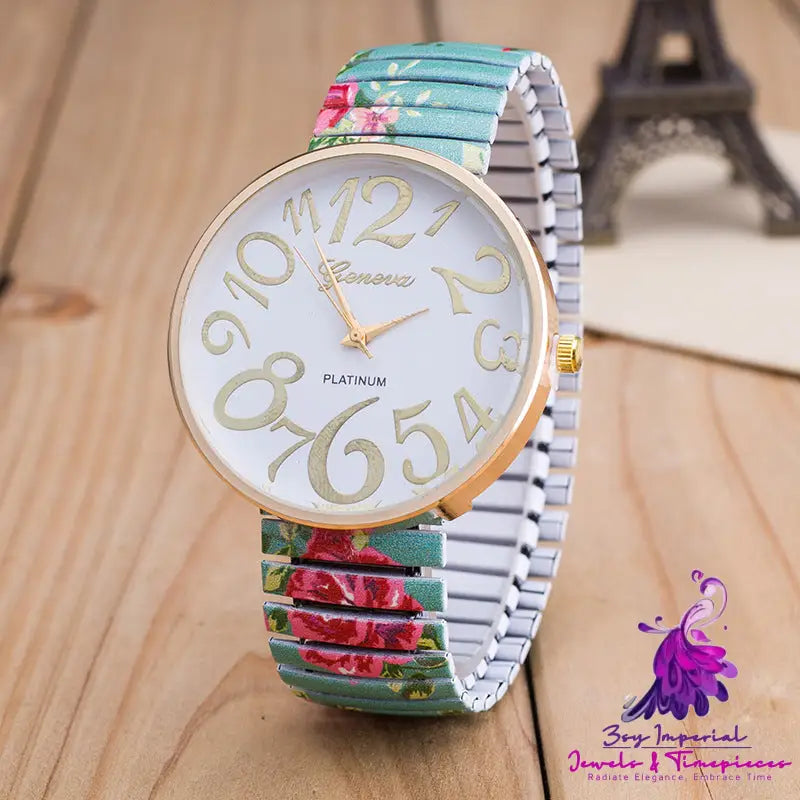 Elastic Band Ladies Watch