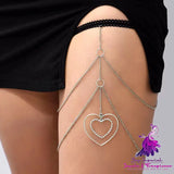 Thigh Chain Elastic Multi-layer Heart Leg