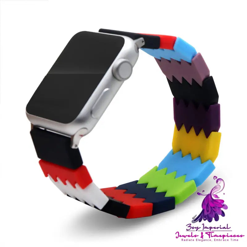 Jelly Elastic Wrist Band Watch Strap