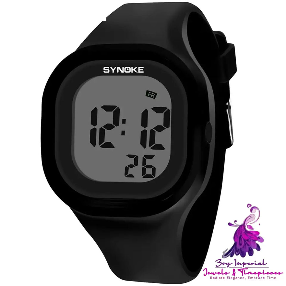 Student Electronic Waterproof Watch for Men and Women