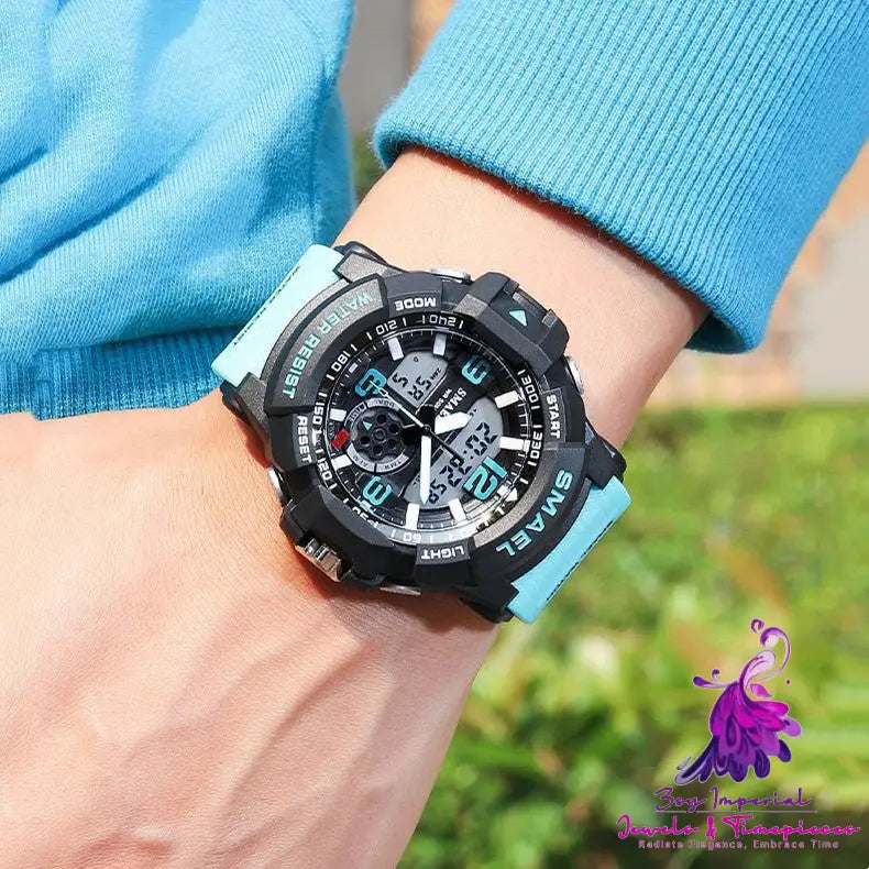 Trendy Waterproof Outdoor Sports Running Electronic Watch