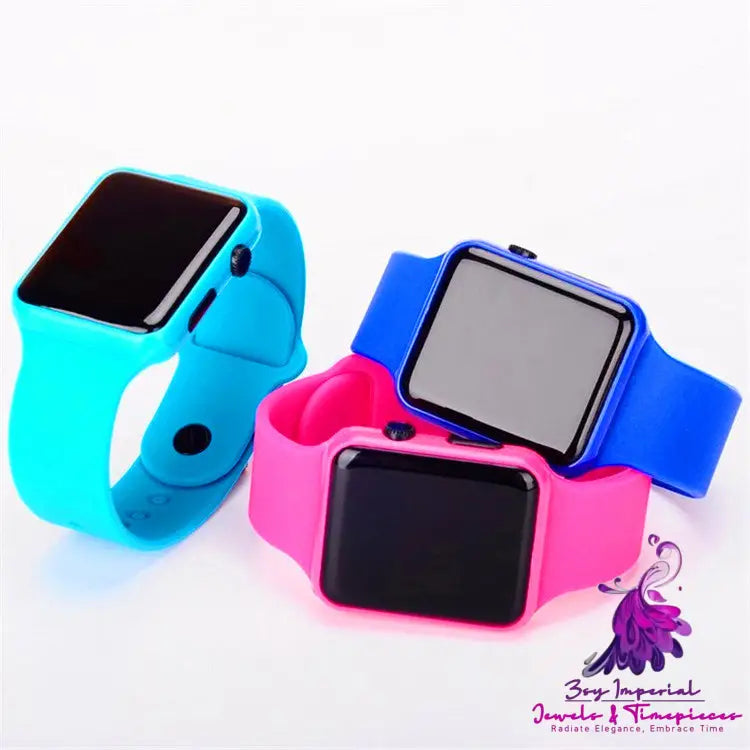 Square LED Sports Watch