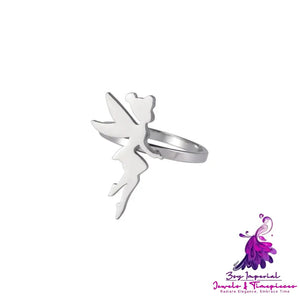 Electroplated Wing Elf Ring