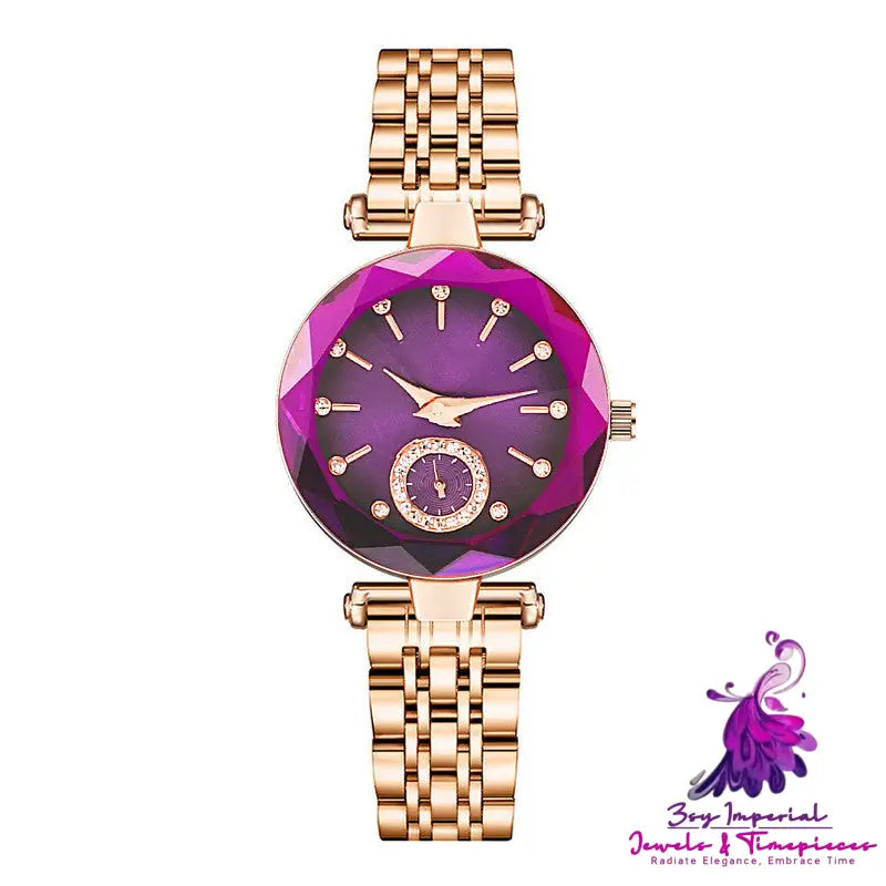 Fashion Cut Quartz Ladies Watch