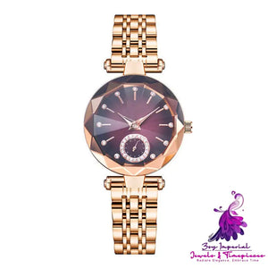 Fashion Cut Quartz Ladies Watch