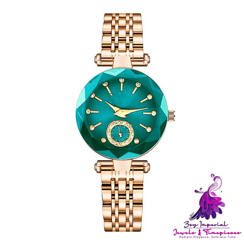 Fashion Cut Quartz Ladies Watch