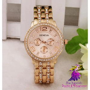 Elegant Rhinestone Wrist Watch