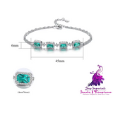 Fashion Emerald Sterling Silver Bracelet