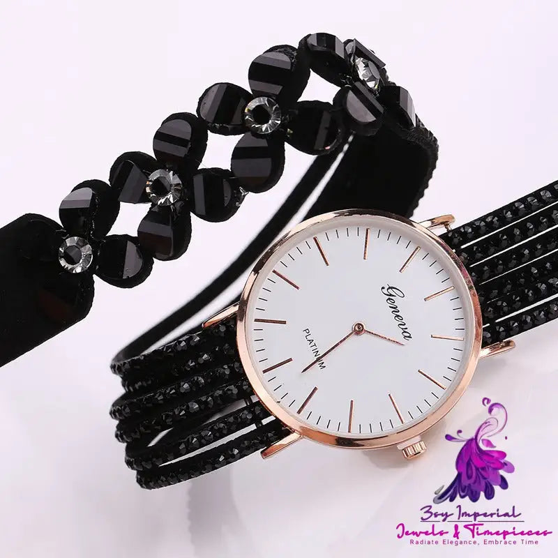 Fashion Flowers Quartz Ladies Watch