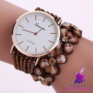 Fashion Flowers Quartz Ladies Watch