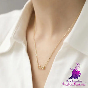 Elegant Octagonal Lock Necklace