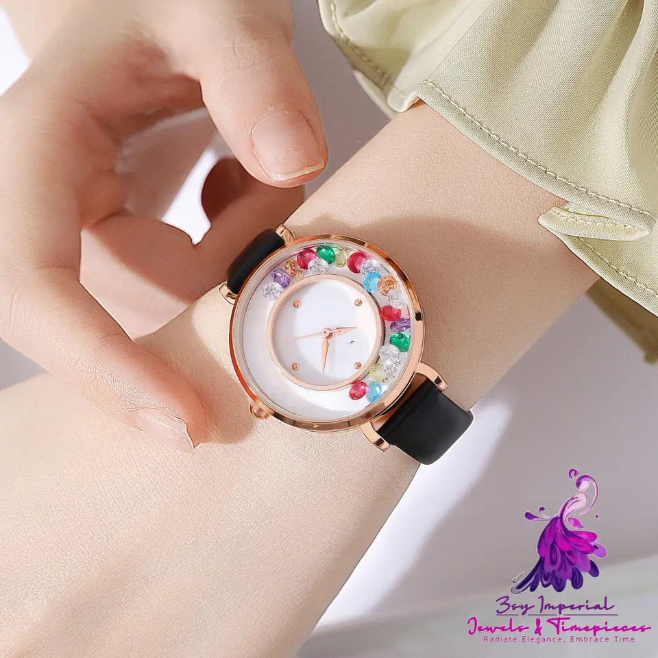 Exquisite Gemstone Ball Women’s Watch