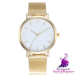 Simple Quartz Ladies Watch