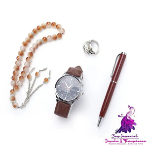 Rosary Quartz Jewelry Set