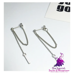 Simple Dangle Sterling Silver Earrings