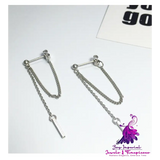 Simple Dangle Sterling Silver Earrings