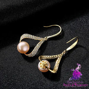 Pearl Water Drop Earrings