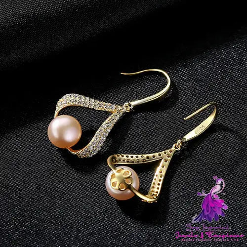 Pearl Water Drop Earrings