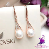 Pearl Water Drop Earrings