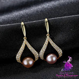 Pearl Water Drop Earrings