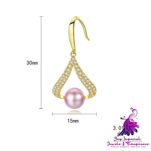 Pearl Water Drop Earrings