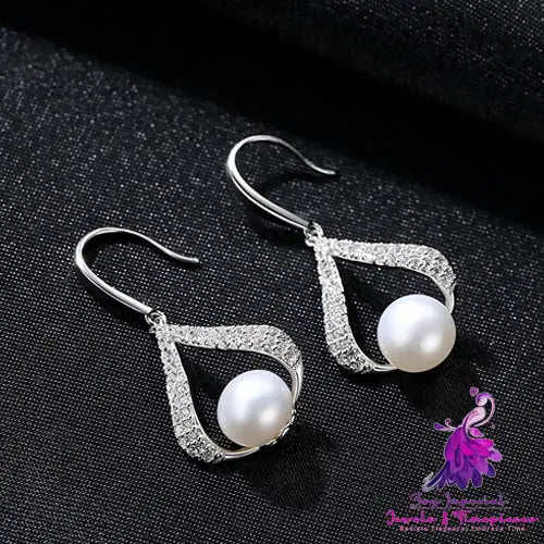 Pearl Water Drop Earrings